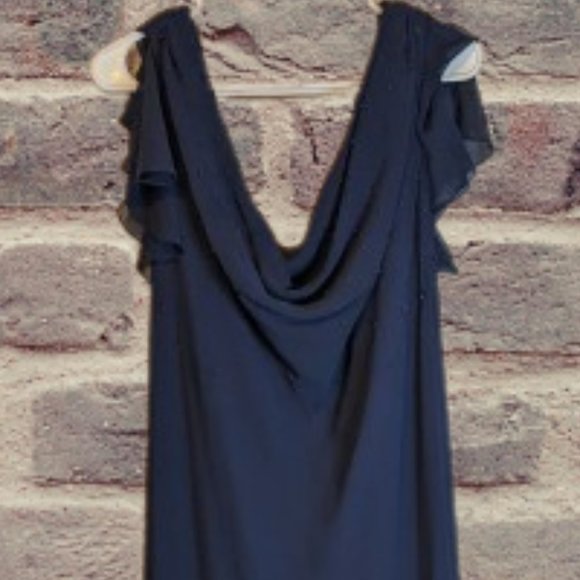 Dress Barn Dresses Dress Barn Woman Collection 2w Formal Navy Gown